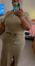 Load image into Gallery viewer, Wash &amp; Go Acid Rinse Top &amp; Skirt Set - Mocha Preorder (Ships 10/1/25)
