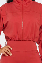 Load image into Gallery viewer, Darling 2pc Dolman Jacket and Yoga Set - Rust
