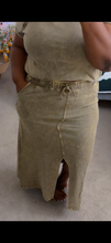 Load image into Gallery viewer, Wash &amp; Go Acid Rinse Top &amp; Skirt Set - Mocha Preorder (Ships 10/1/25)
